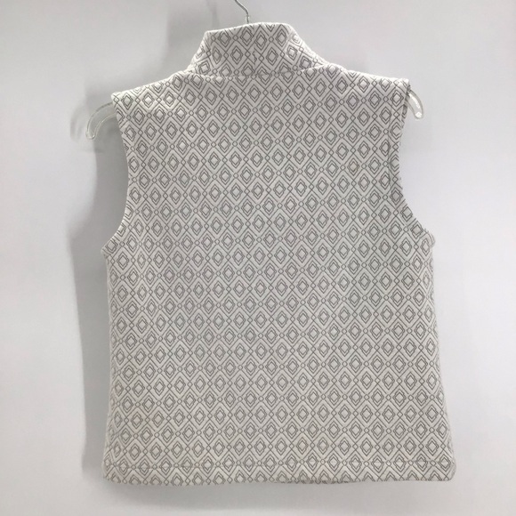 Cut25 by Yigal Azrouel Mock Neck Vest Top Casual Career Creme Size Medium - Picture 4 of 6